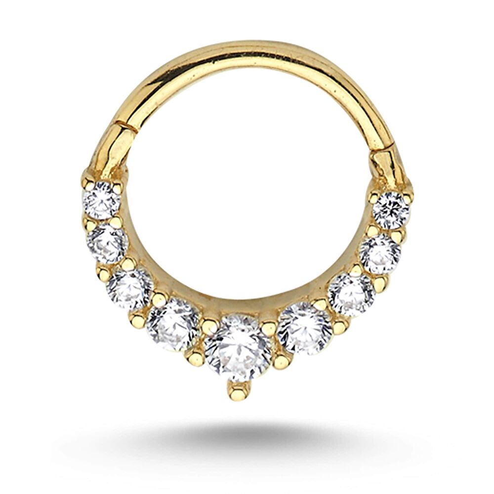 Pırlanta Halka Piercing - 140628
