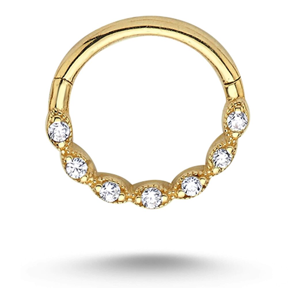 Pırlanta Halka Piercing - 140639