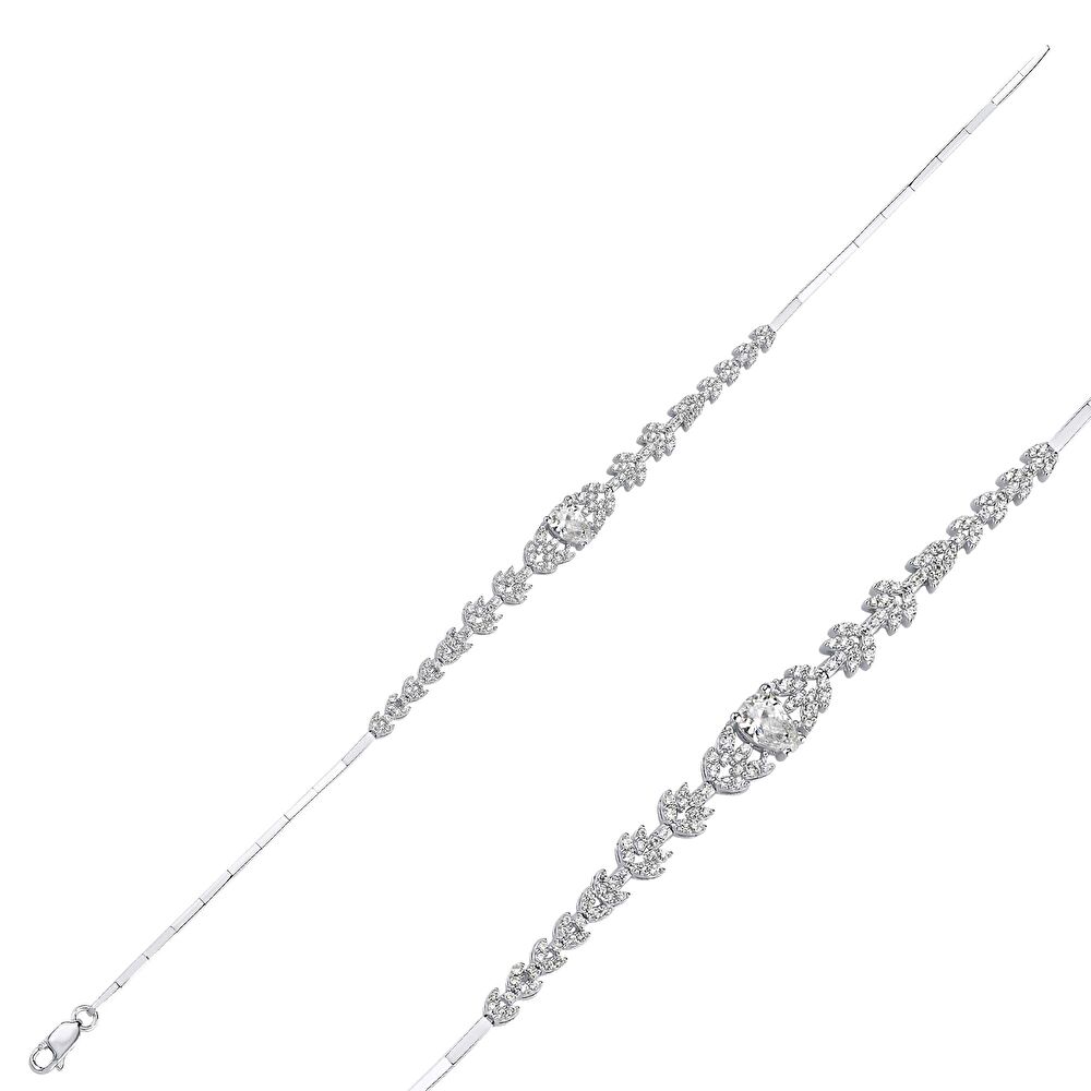 Beyaz Altın Damla Set M00925605-84