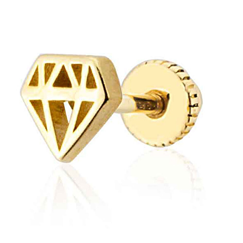 AltınDiamond Figürlü  Tragus Küpe - 0001802