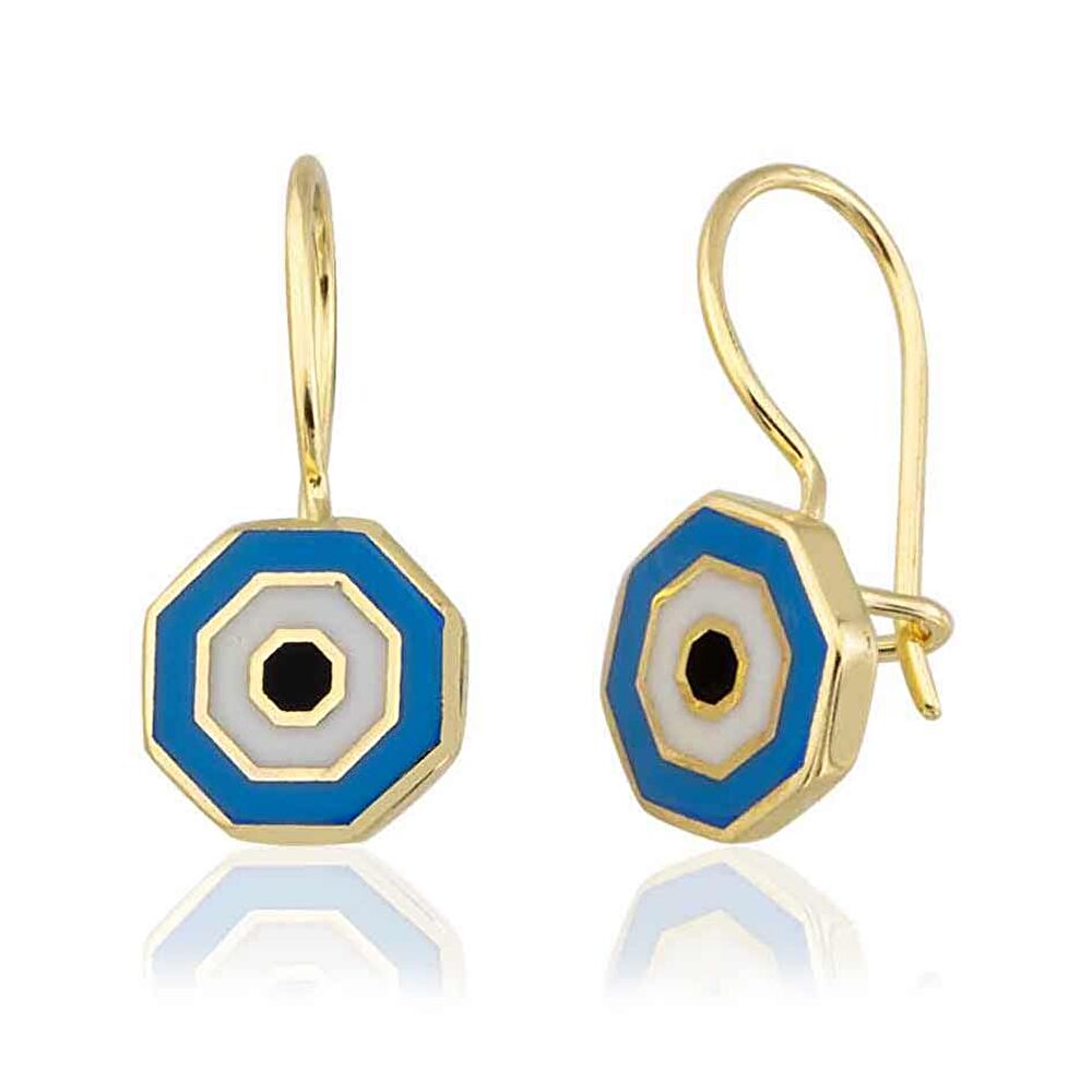 Nazar Mineli Çocuk Küpe - 0040453