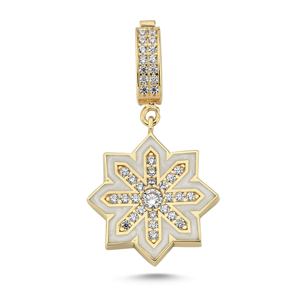 Mineli Kar Tanesi Kolye Ucu - 3227