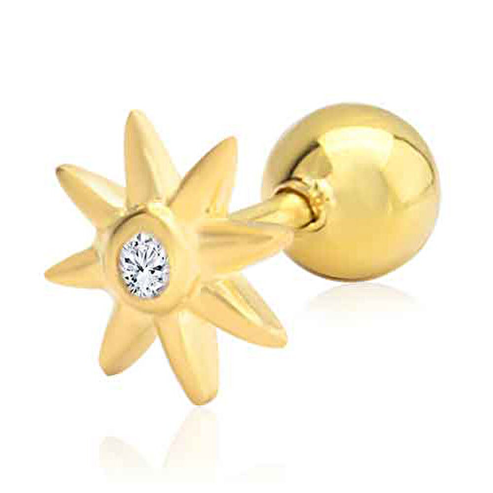 Tragus Çiçek Küpe - 0001785