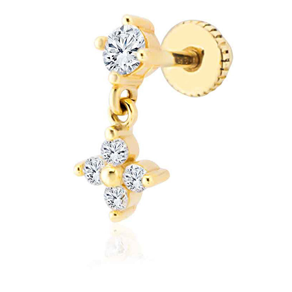 Altın Tragus Küpe - 0001800