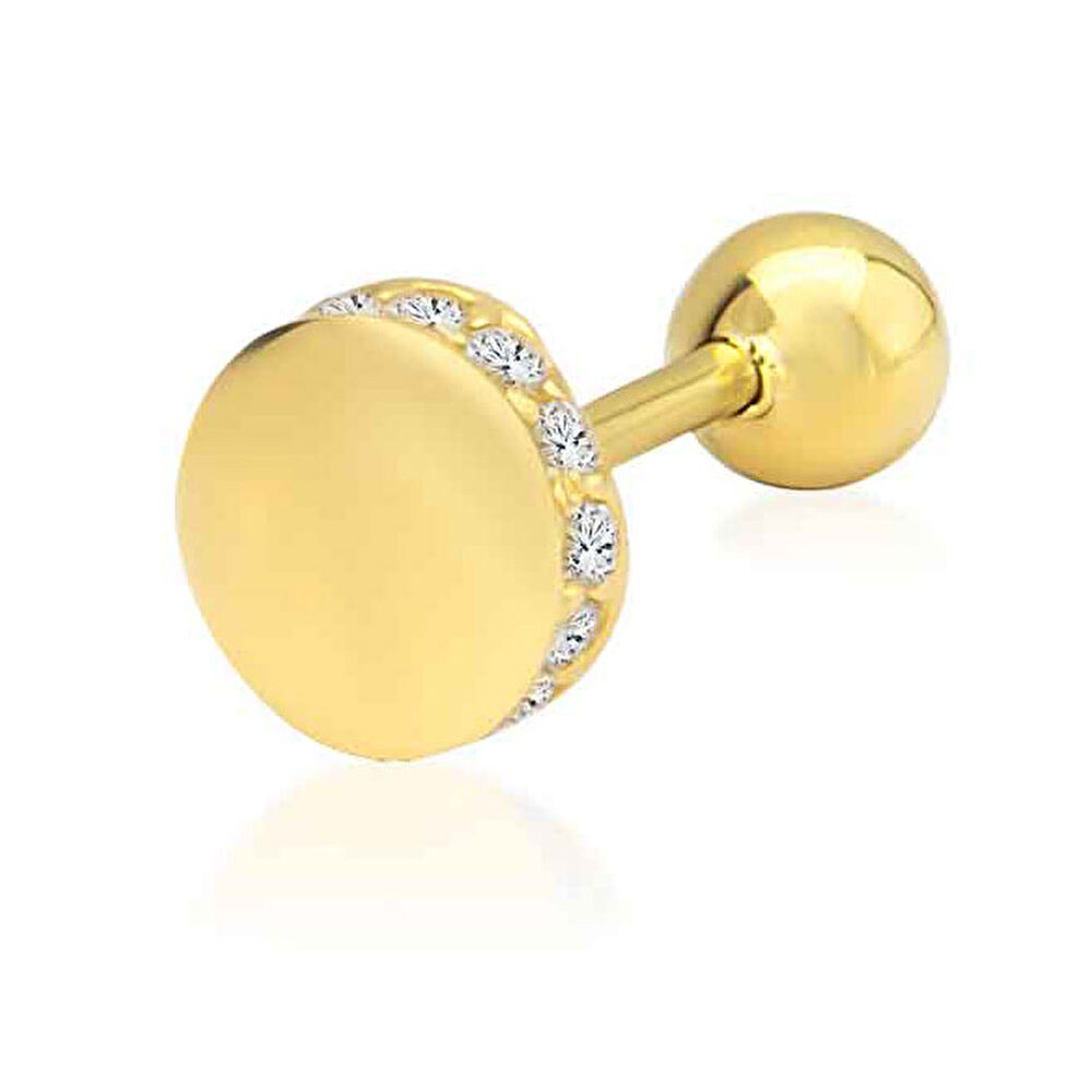 Altın Tragus Küpe - 0001801