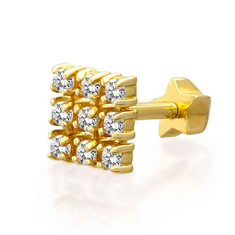 Altın Tragus  Küpe - 0001829