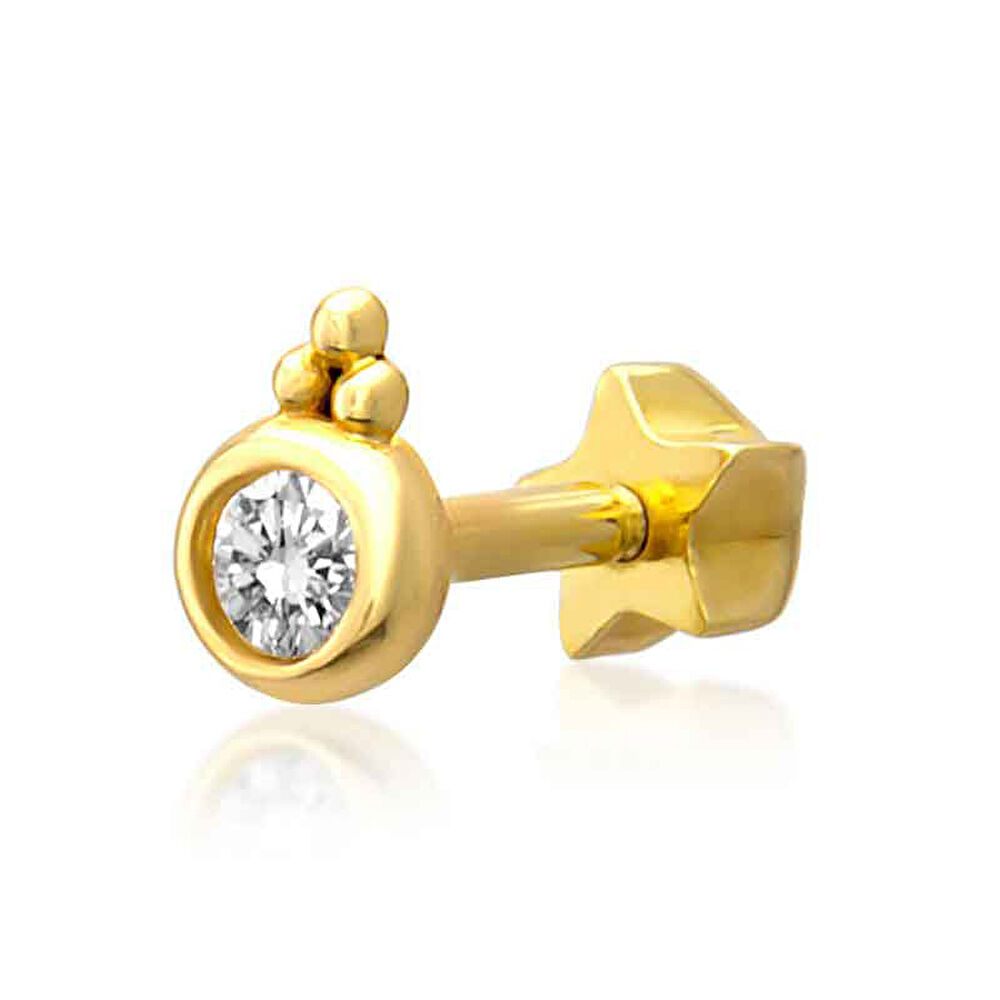 Altın Tragus  Küpe - 0001831