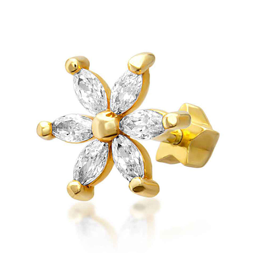 Altın Tragus  Küpe - 0001835