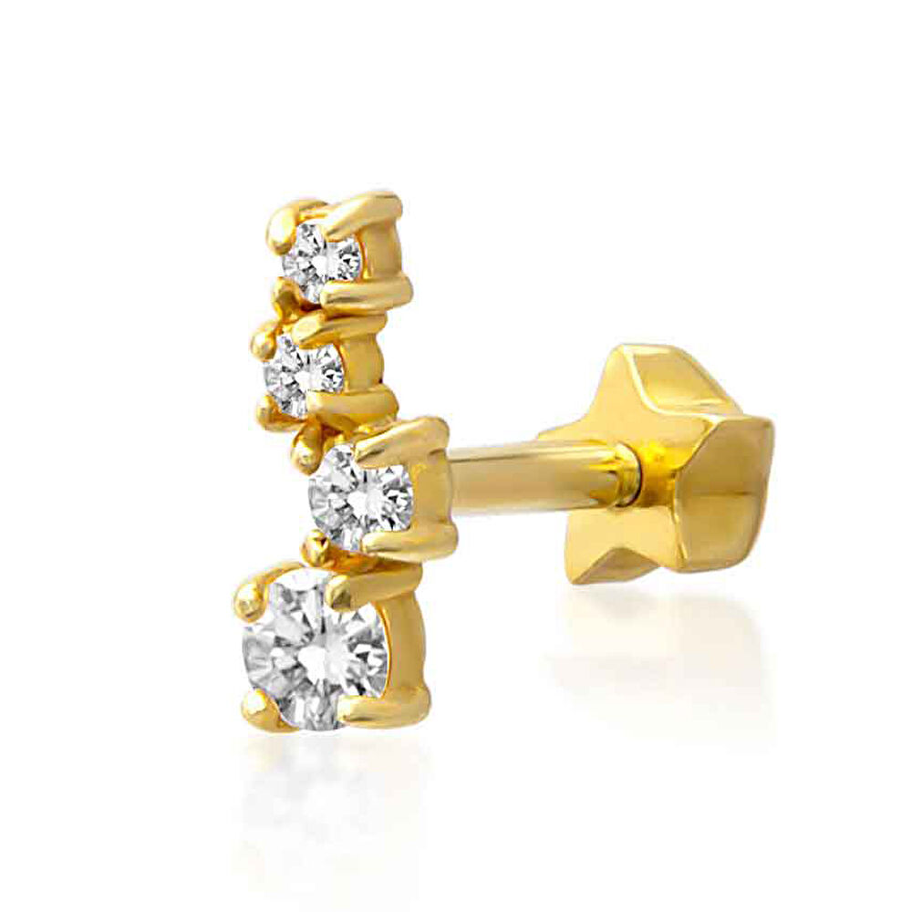 Altın Tragus  Küpe - 0001839