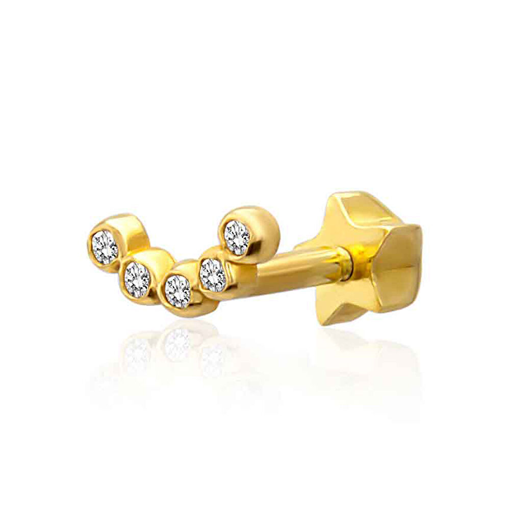 Altın Tragus  Küpe - 0001845