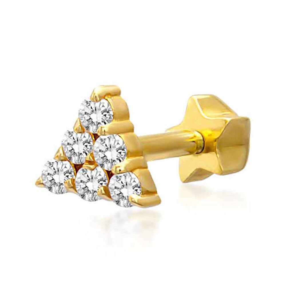 Altın Tragus  Küpe - 0001846