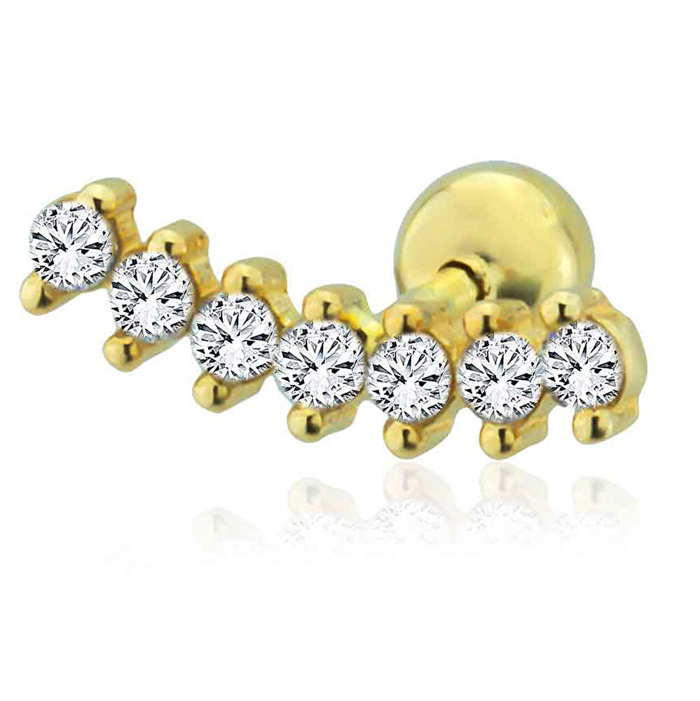 Altın Tragus Küpe - 0001876