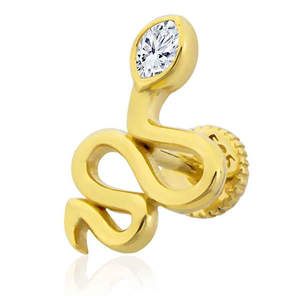 Yılan Tragus Küpe - 0001904