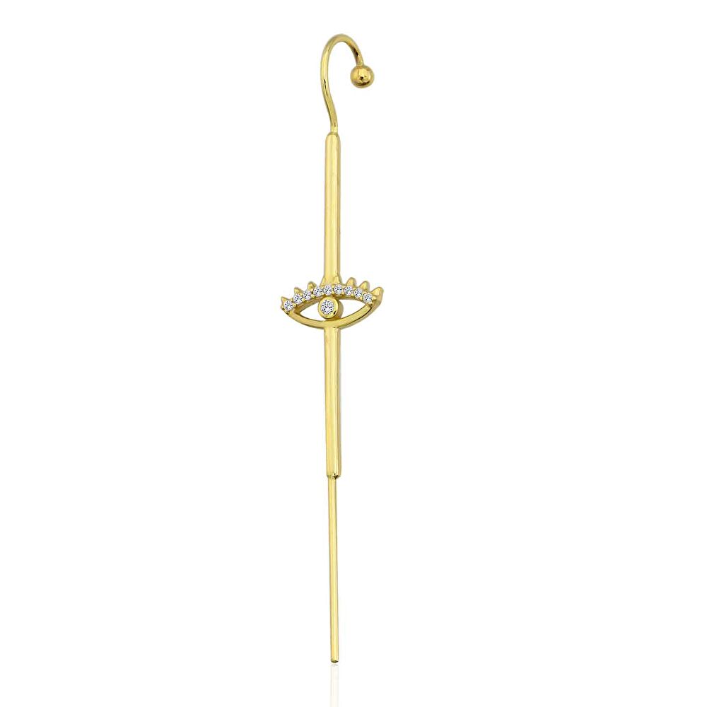 Göz Detaylı Askı Küpe - 0001922