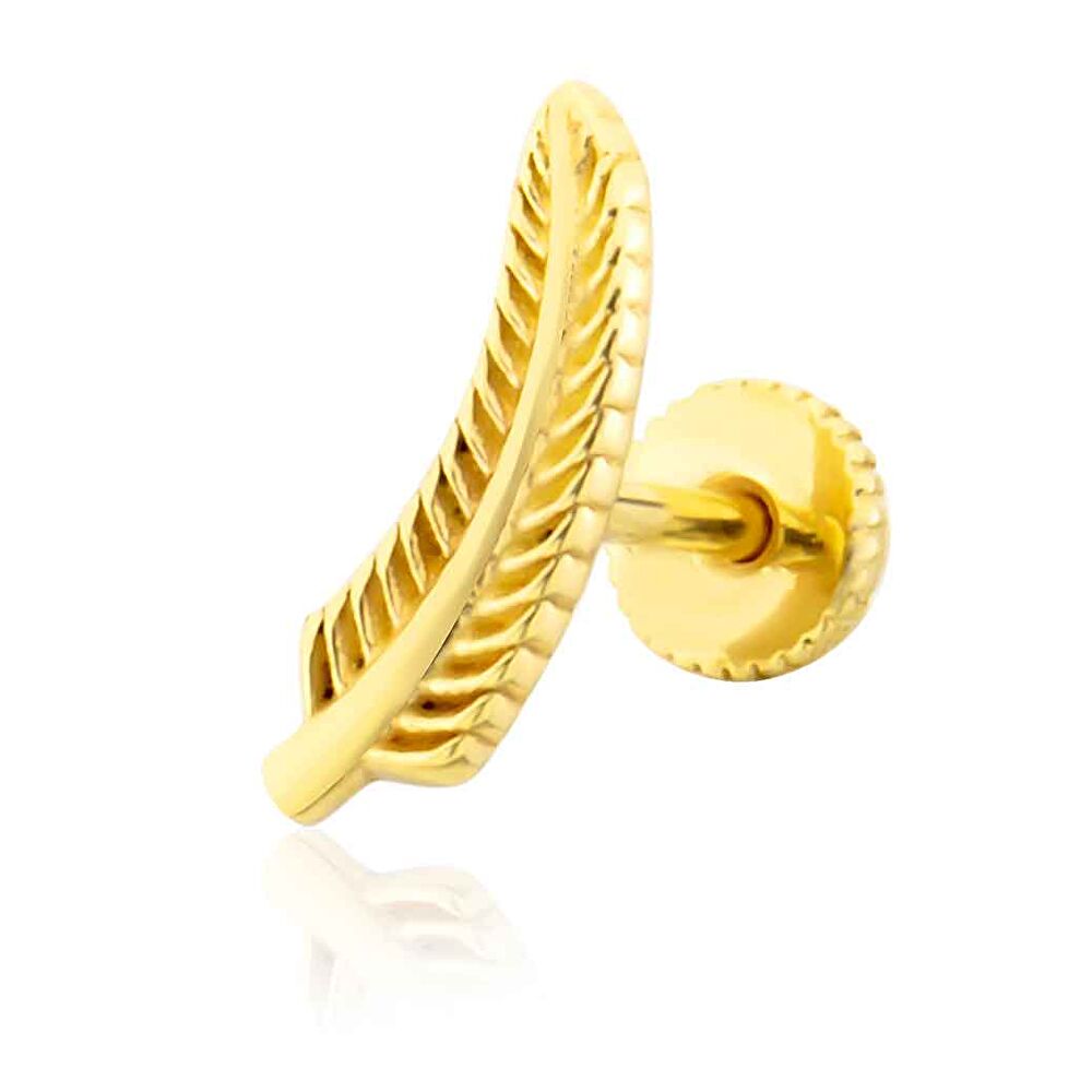 Tüy Figürlü Tragus Küpe - 0001935