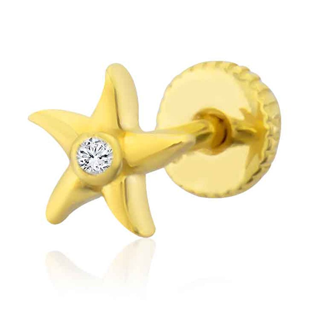 Yıldız Figürlü Tragus Küpe - 0001936