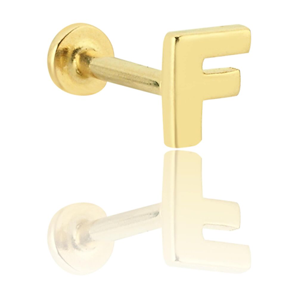 F Harfli Piercing - 2756