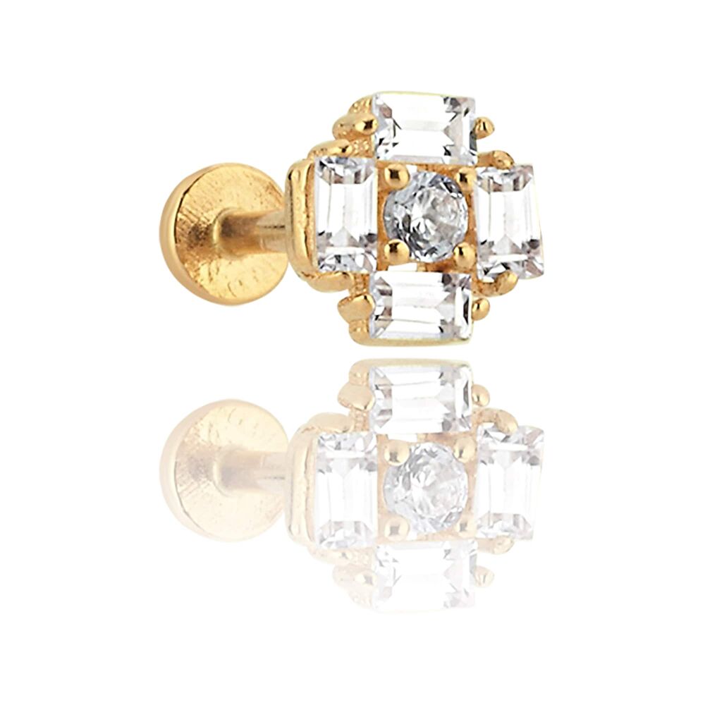 Baget Taşlı Rose Tragus - 2778