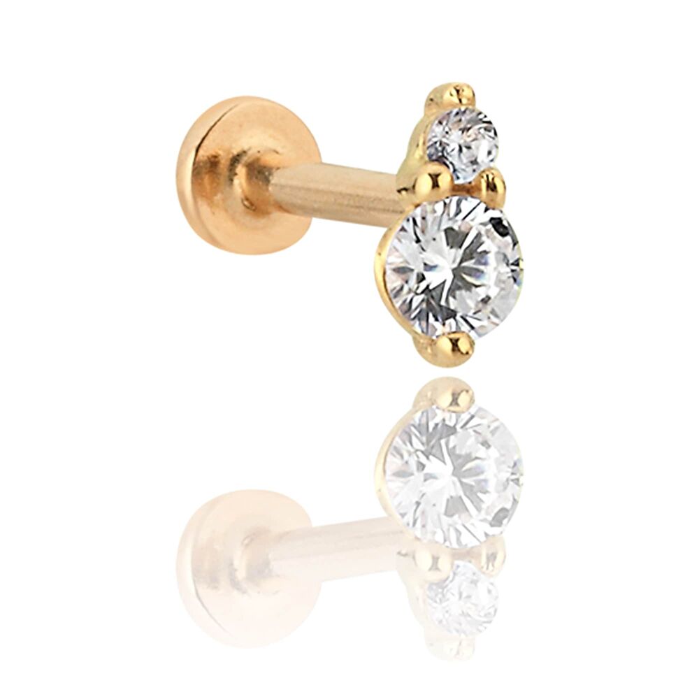 Taş Detaylı  Rose Tragus - 2789