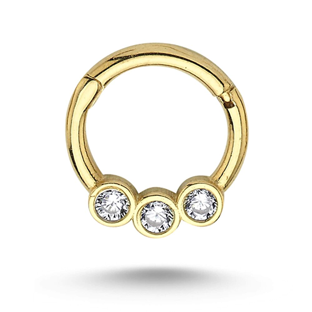 Taş Detaylı Hal ka Piercing - 2814