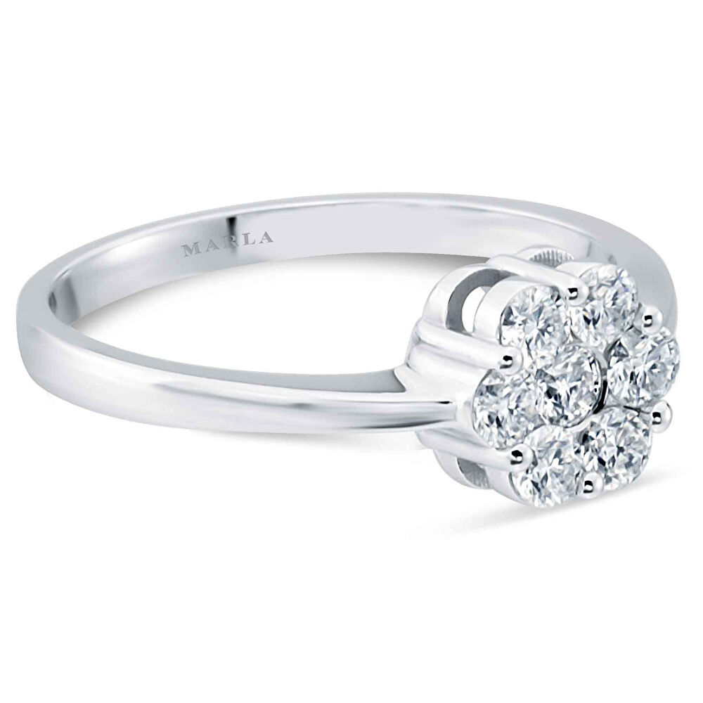 Pırlanta Coronet Yüzük 0.35 Ct. - 230623-033