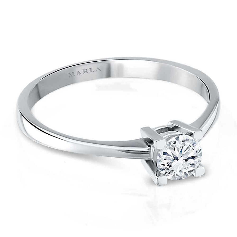 Pırlanta Tektaş Yüzük 0.30 Ct. - 230623-040