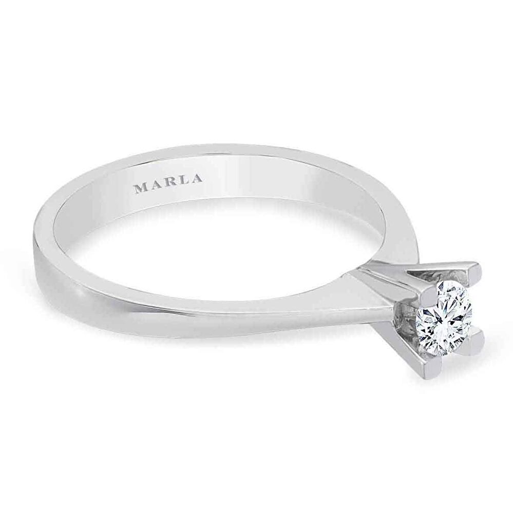 Pırlanta Tektaş Yüzük 0.20 Ct. - 230623-065