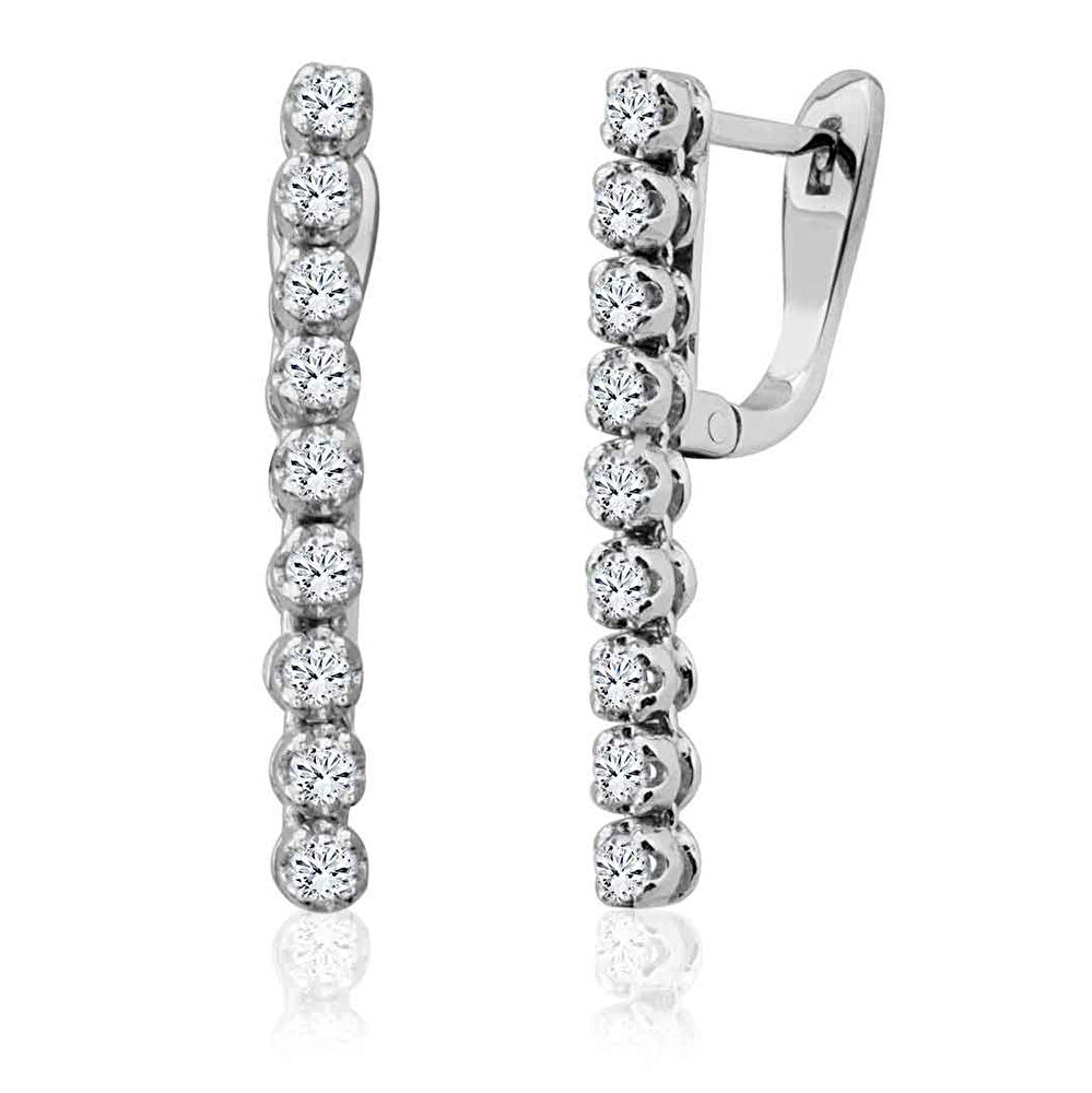 Pırlanta Suyolu Küpe 0,90 ct - 05072023-121