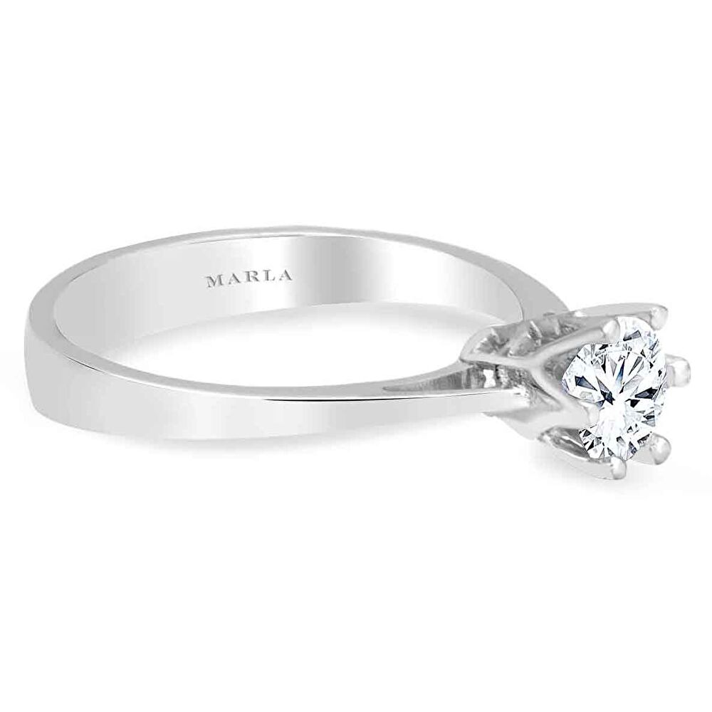 Pırlanta Altı Tırnak Tektaş Yüzük 0.60 CT - 0572023-225