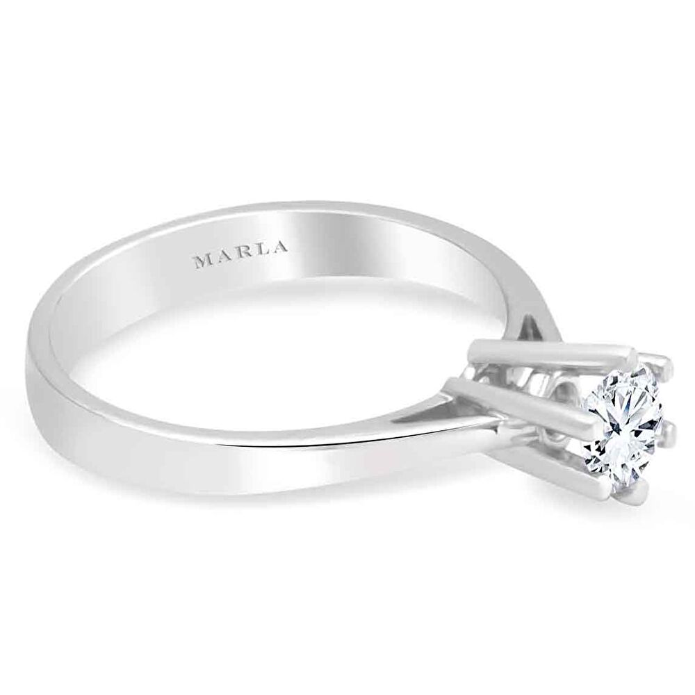 Pırlanta Altı Tırnak  Tektaş Yüzük 0.50 CT - 0572023-228