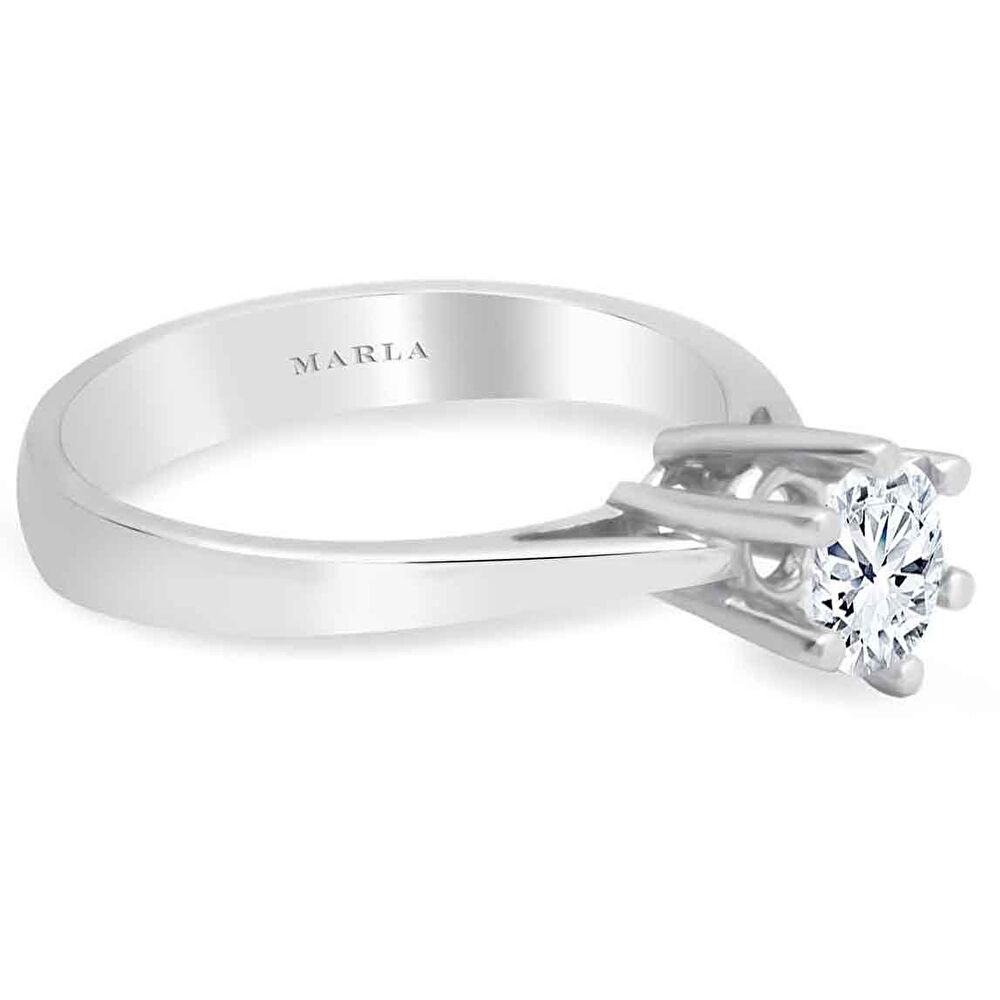 Pırlanta Altı Tırnak  Tektaş Yüzük 0.60 CT - 0572023-229