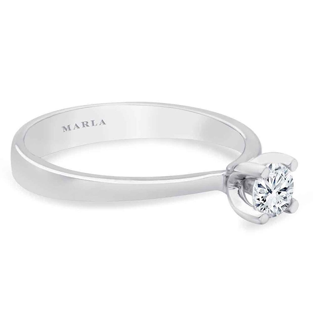 Pırlanta Liliy Tektaş Yüzük 0.30 CT. - 0572023-261
