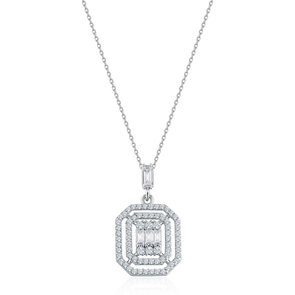 Baget Pırlanta Kolye 1.17 ct - 0572023-326