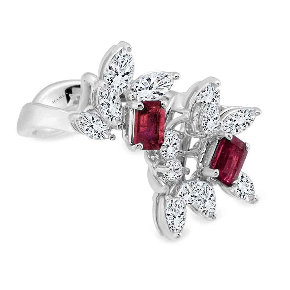 Markiz Taşlı Yakut Yüzük 0.98 ct. - 0572023-340