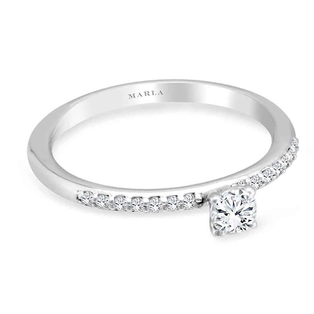 Pırlanta Tektaş Yüzük 0.24 ct - 0572023-344