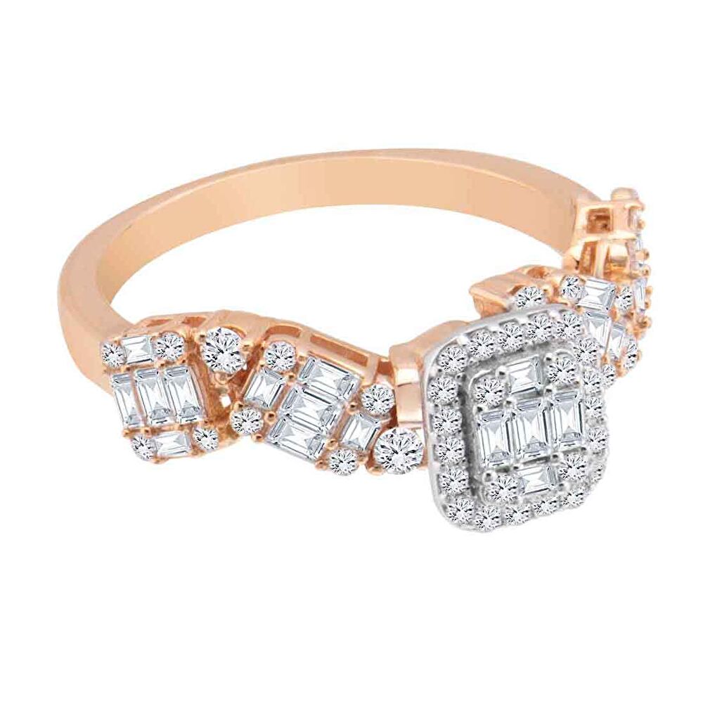 Rose Baget Yüzük 0.75 ct. - 0572023-355