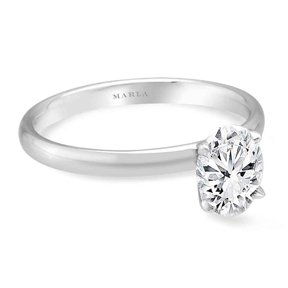 Oval Tektaş Yüzük 0.30 ct - 0572023-374