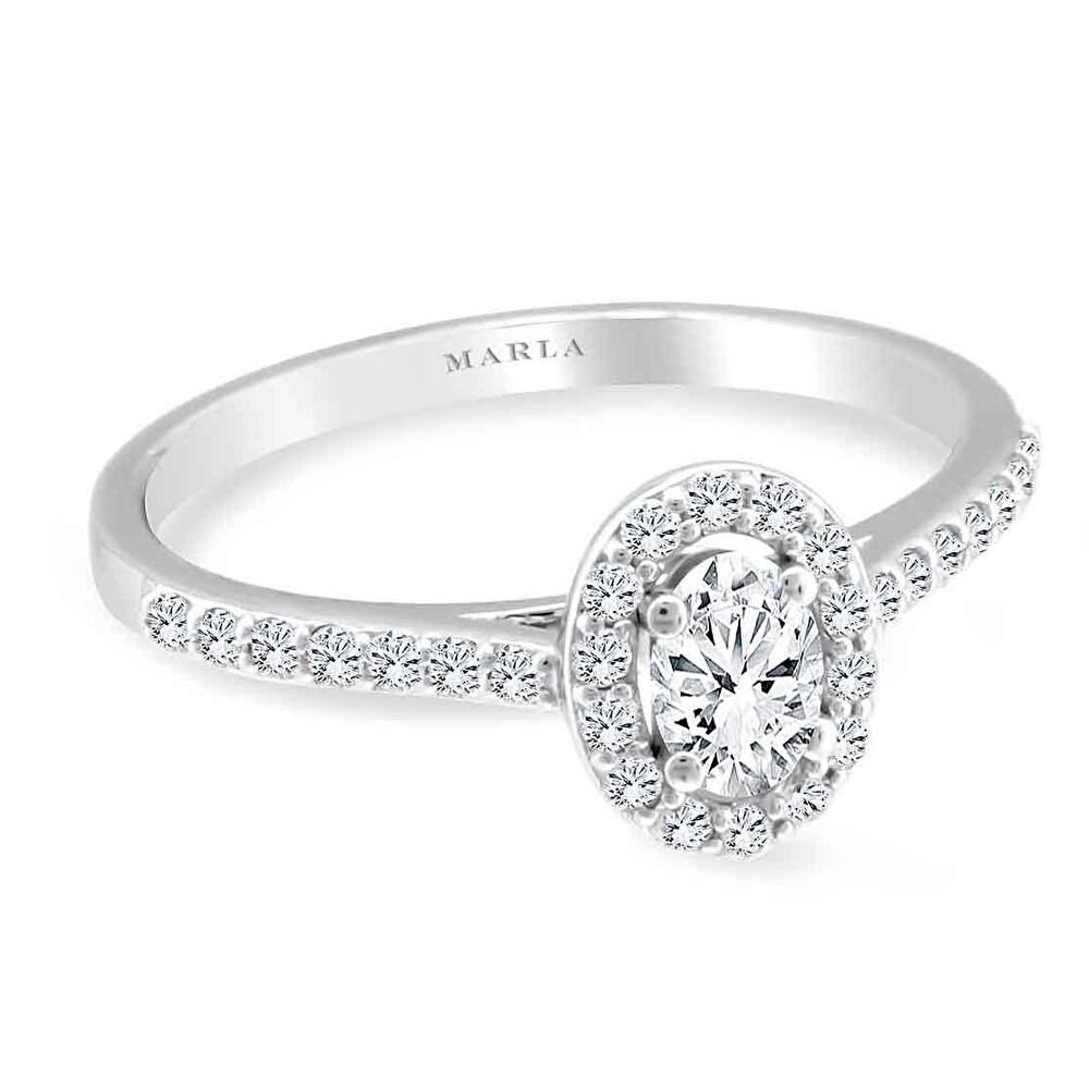 Pırlanta Oval Tektaş Yüzük 0.30 ct - 0572023-385