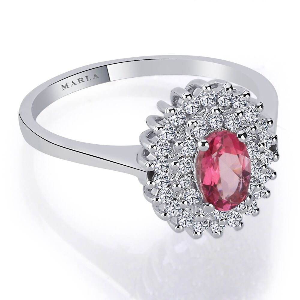 Pembe Safir Yüzük 0.56 Karat - 26072024-099