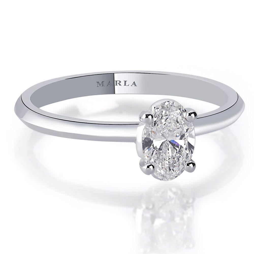 Oval Tektaş Pırlanta 0.35 Karat - 26072024-109