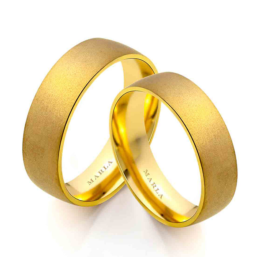 4 mm Matlaştırılmış Çift Alyansı - 0041043