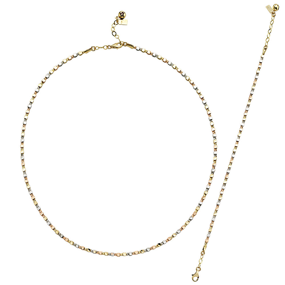 Altın Dorikalı İkili Set - 90757